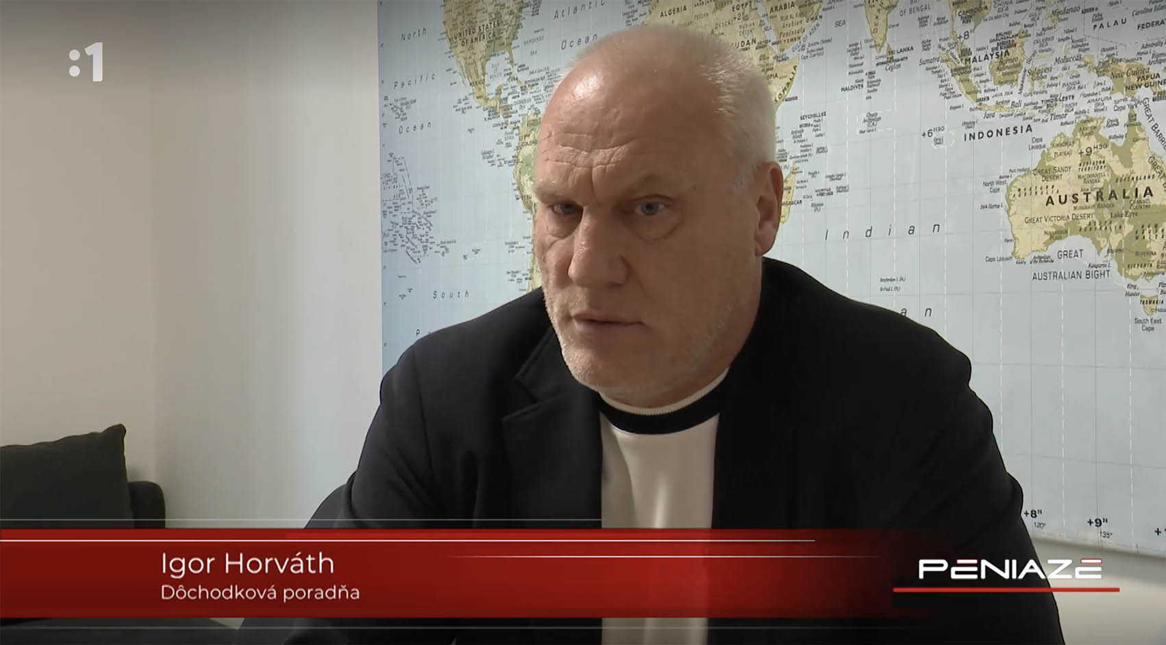 Pán Horvath Expert na dochodky v relácií Peniaze na STVR